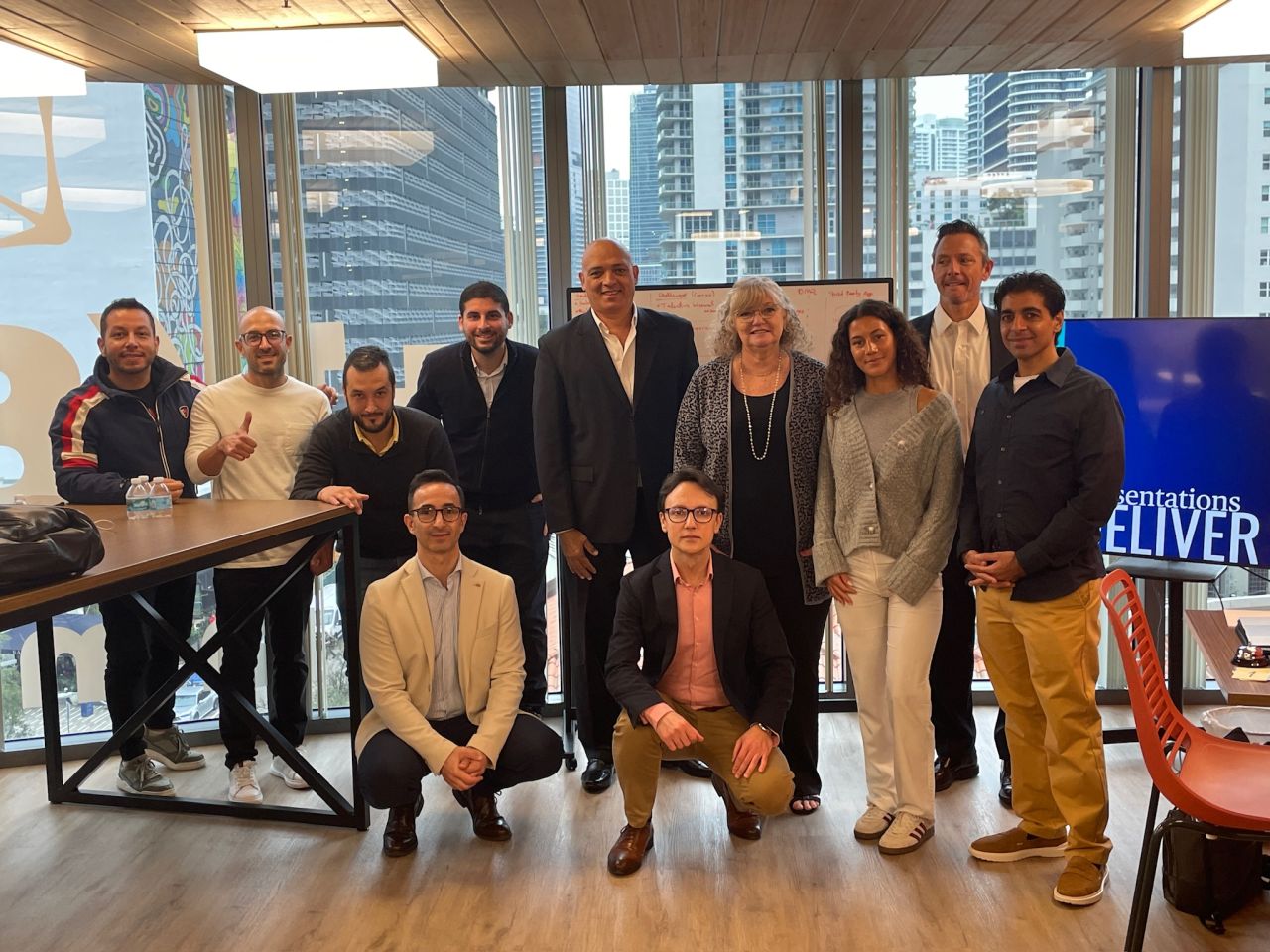 Group photo of the participants at the first Interoperability Open Workshop in Miami, January 2025